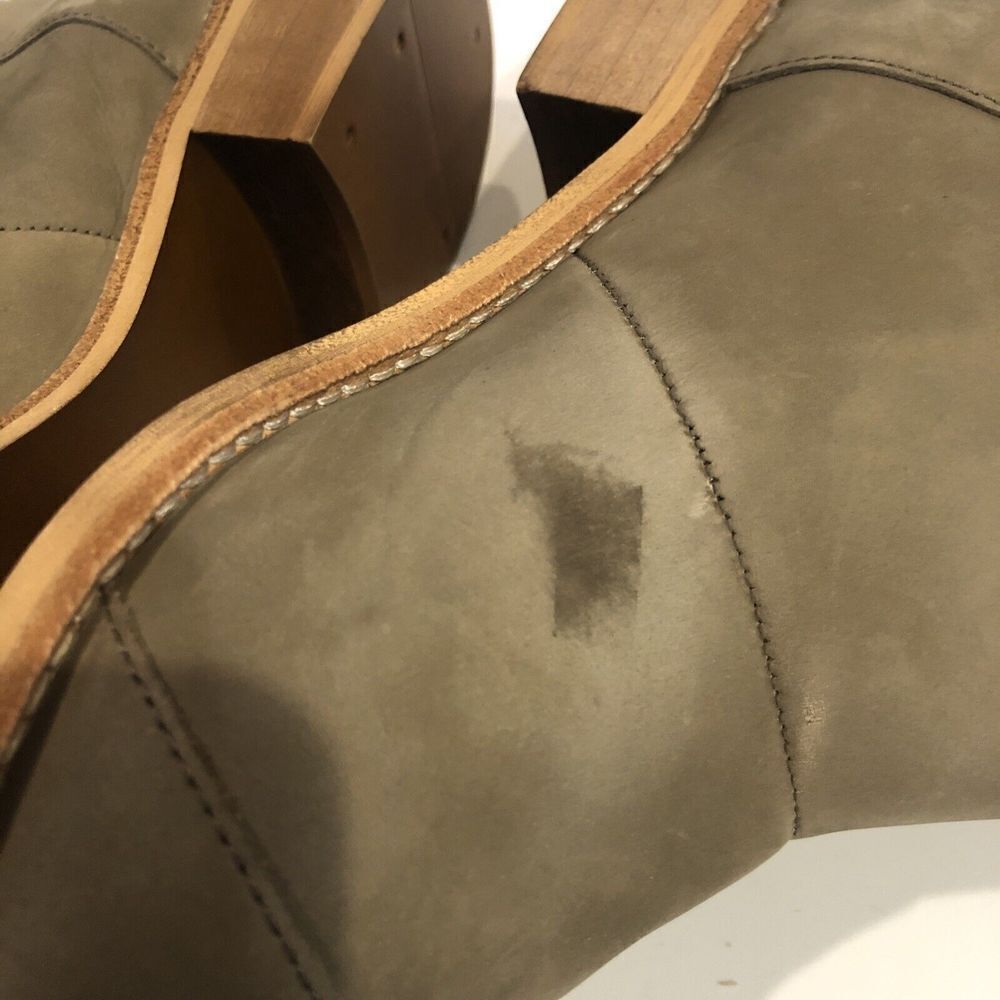 Crevo Coralie Chelsea Ankle Boots Bootie Cap Toe‎ NWOB Size 10 Mink Grey - Picture 3 of 11
